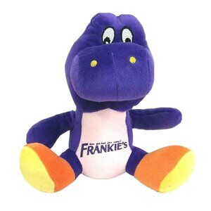 Fiesta Purple Dinosaur Plush Frankies Fun Park Stuffed Animal Ages 3 and Up 11"